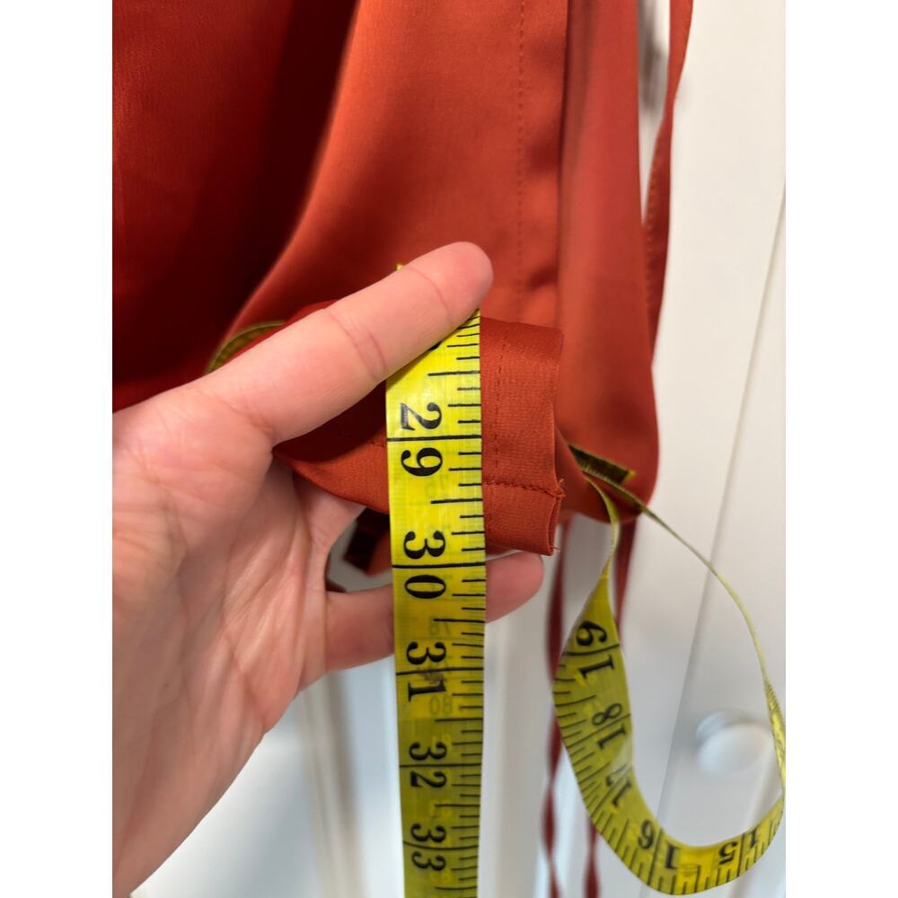Urban Outfitters Rust Orange Spaghetti Strap mini Jumpsuit XS - Picture 8 of 10